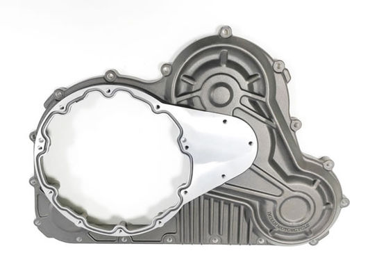 อัลลูมิเนียมสลัด die casting อะไหล่ มอเตอร์ไซค์เครื่องยนต์ ไดรฟ์หลัก Cover Powder Coating