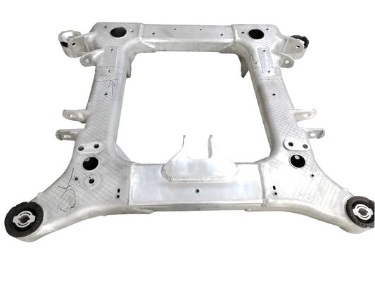 อัลลูมิเนียมสลัดแรงดันต่ํา อะไหล่การโยง welded และประกอบ subframe สําหรับ EV ชาซี