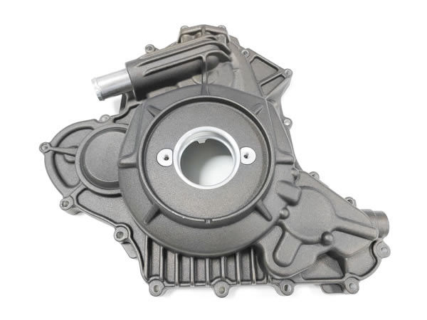 อัลลูมิเนียมสลัด die casting อะไหล่ มอเตอร์ไซค์เครื่องยนต์ ไดรฟ์หลัก Cover Powder Coating