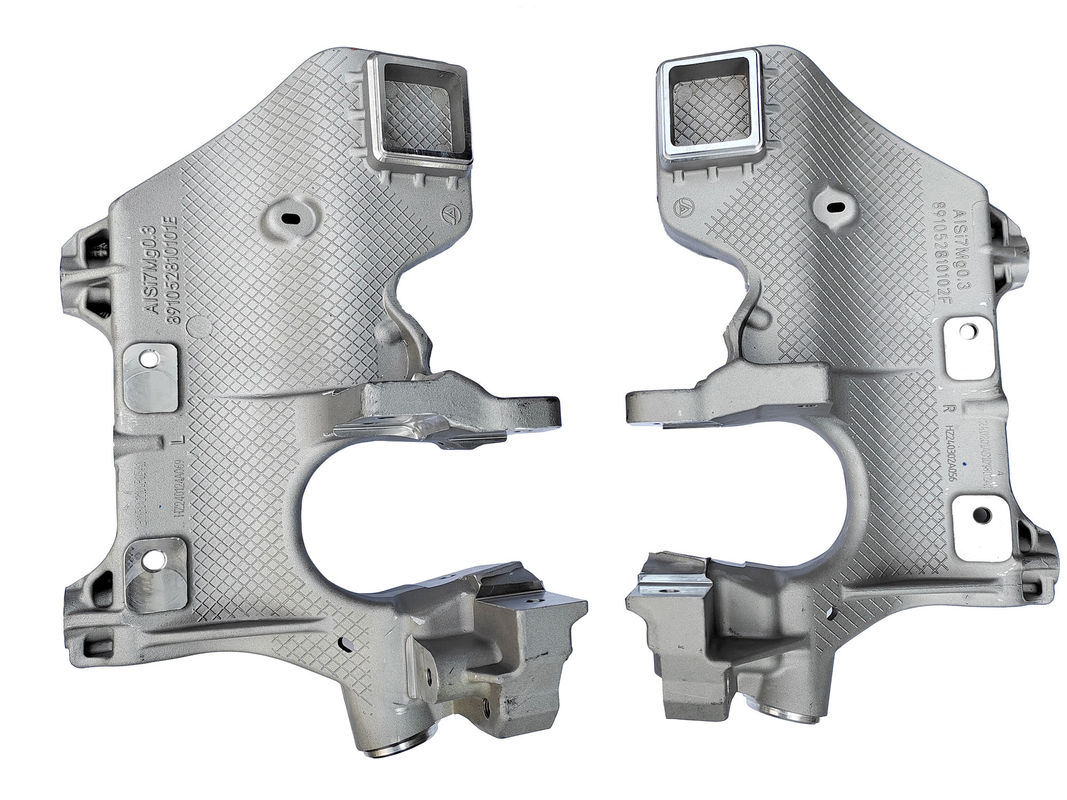 อลูมิเนียมสลัดแรงดันต่ํา Casting Subframe Bracket สําหรับ EV Chassis