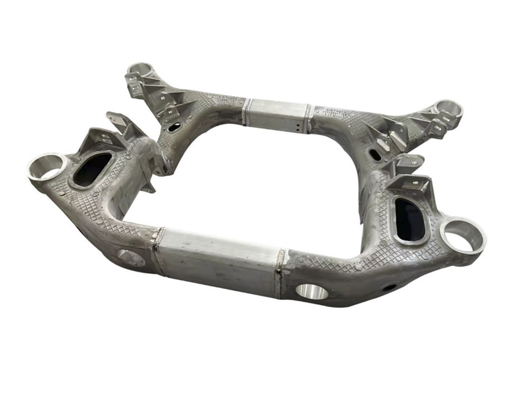 อัลลูมิเนียมสลัดแรงดันต่ํา อะไหล่การโยง welded และประกอบ subframe สําหรับ EV ชาซี