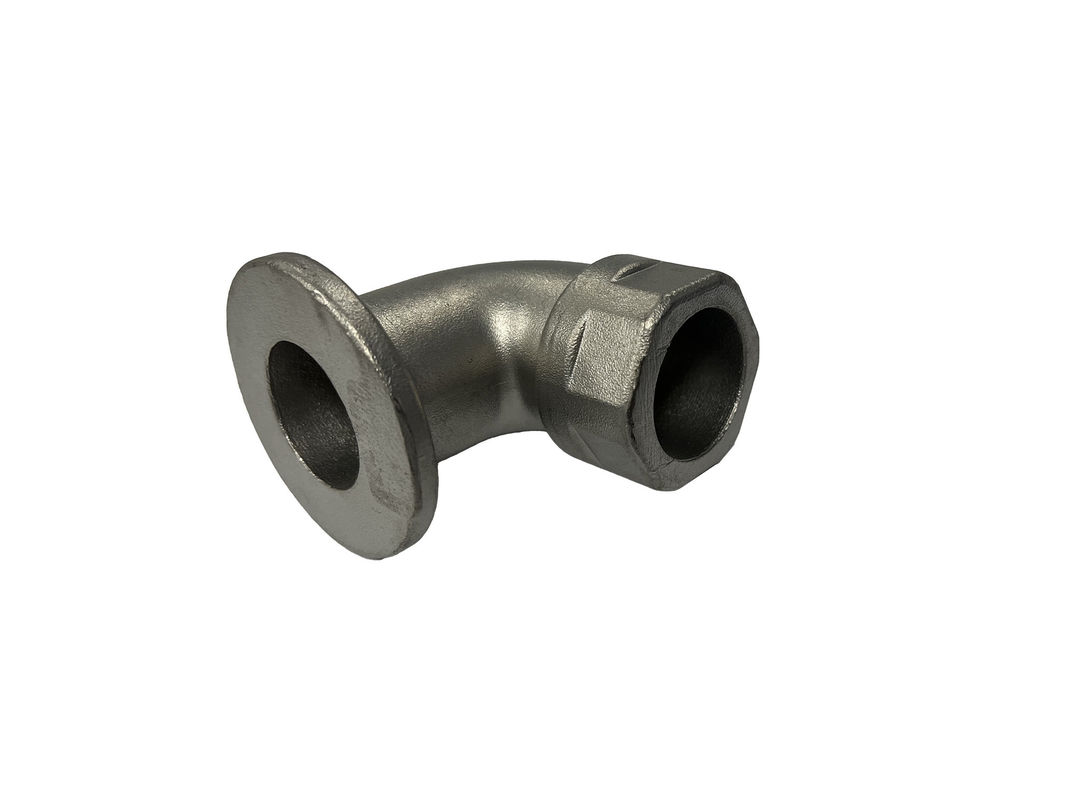 ส่วนที่กําหนดเองการทุน Casting สแตนเลส ช่างแม่นยํา Elbow Pipe