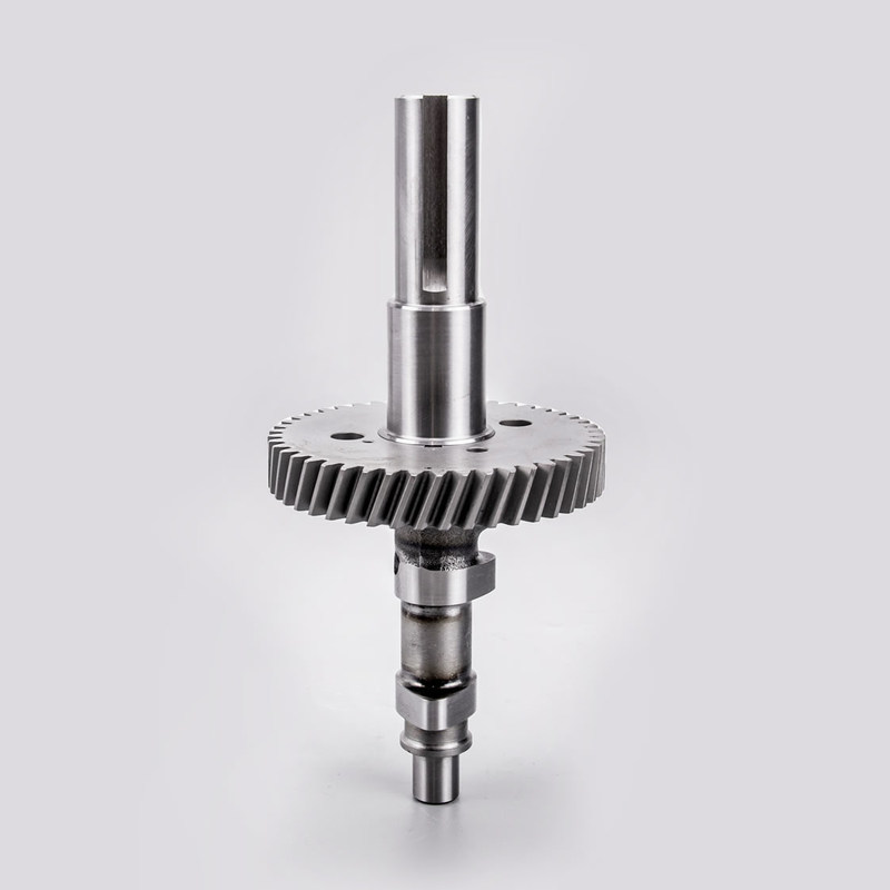 เพลาลูกเบี้ยวเหล็กกล้าขึ้นรูป OEM พร้อมชุดเกียร์คาร์บูไรซ์สำหรับเครื่องยนต์เบนซิน