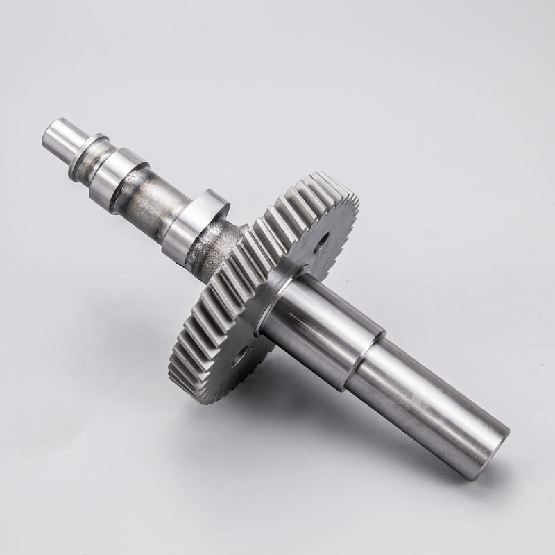 เพลาลูกเบี้ยวเหล็กกล้าขึ้นรูป OEM พร้อมชุดเกียร์คาร์บูไรซ์สำหรับเครื่องยนต์เบนซิน