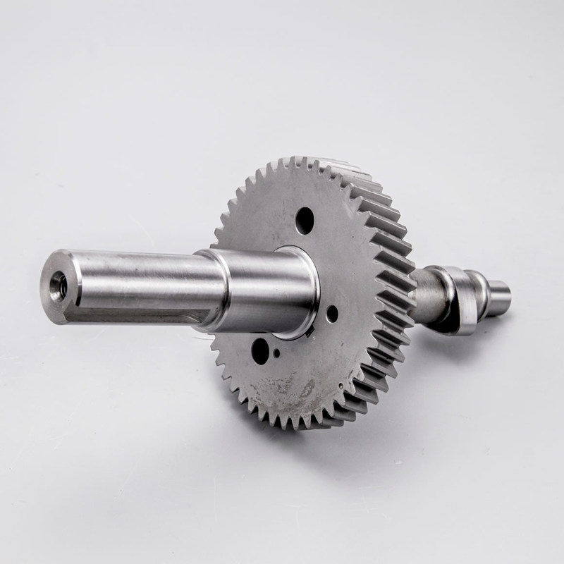 เพลาลูกเบี้ยวเหล็กกล้าขึ้นรูป OEM พร้อมชุดเกียร์คาร์บูไรซ์สำหรับเครื่องยนต์เบนซิน