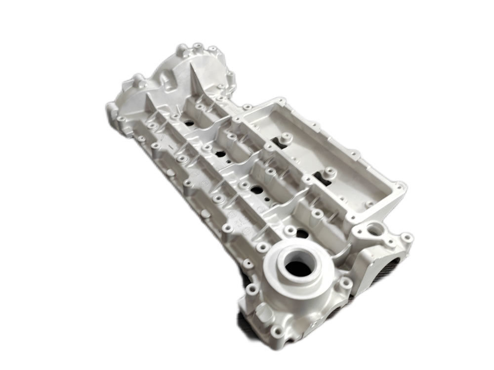 ความดันสูง ADC12 A380 อลูมิเนียมสกัดส่วนท่อรถยนต์เครื่องยนต์ Cam Cover