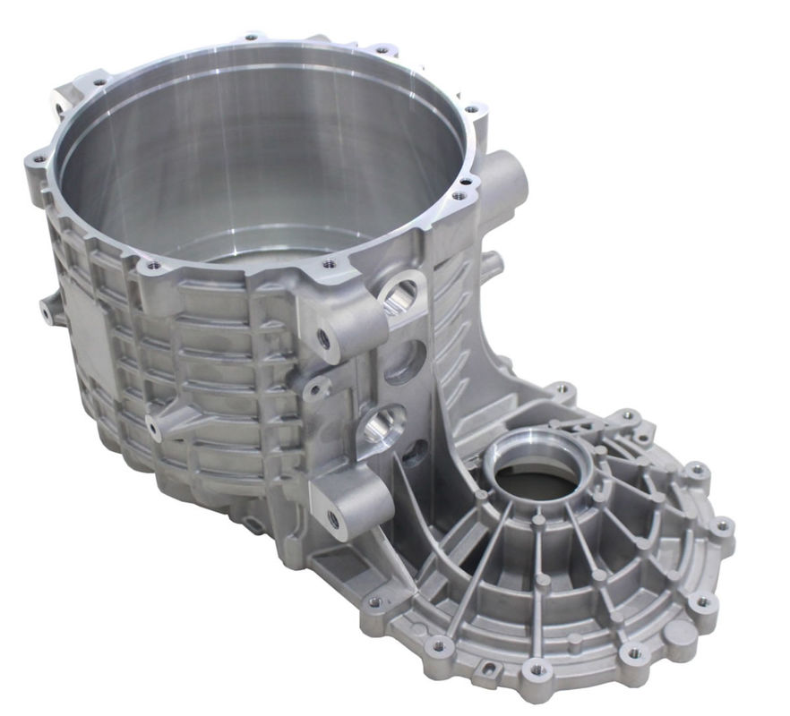 อัลลูมิเนียมเหล็กผสมแบบจําเพาะ Die Casting EV Drive Motor Housing สําหรับรถไฟฟ้า