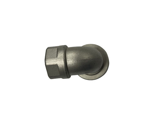 ส่วนที่กําหนดเองการทุน Casting สแตนเลส ช่างแม่นยํา Elbow Pipe